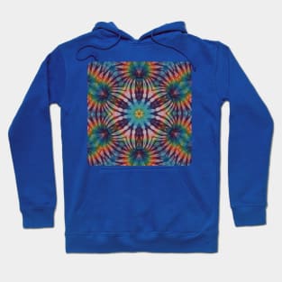 Psychedelic Kaleidoscopic Multi-Color Mandala Number 9 Hoodie